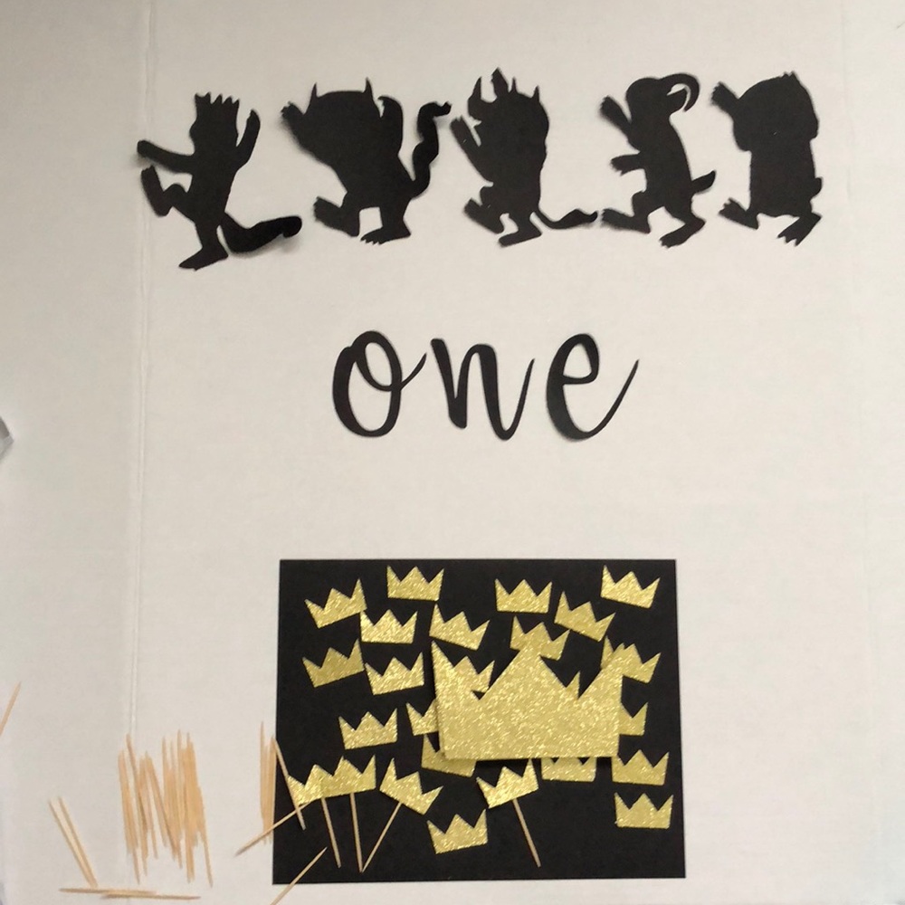 WILD ONE / WHERE THE WILD THINGS ARE CUTOUTS